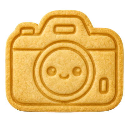 Kawaii Camera Cookie Cutter - 4x3.4" Fun Kitchen Baking Design