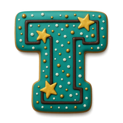3" Varsity Letter T Cookie Cutter
