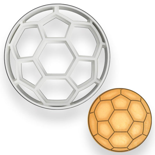 Realistic Soccer Ball Cookie Cutter 2 to 8 inches - Ideal for Soccer-Themed Desserts and Crafts