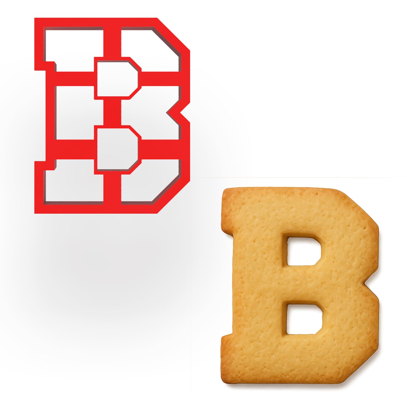3" Varsity Letter B Cookie Cutter