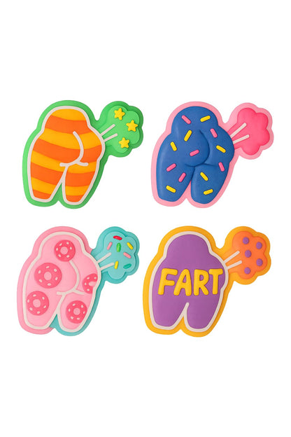Comic Fart Cookie Cutter & Stamp 4x3.5" for Baking Fondant Clay Embosser Gifts