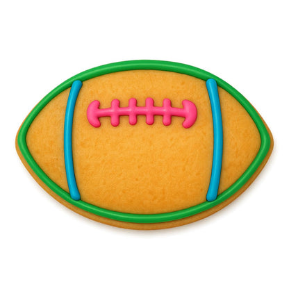 Football Cookie Cutter for Baking & Fondant Clay Gifts Kitchen