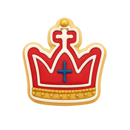 Royal Crown Cookie Cutter - 3.6x4" Premium Baking Kitchen Design Fun