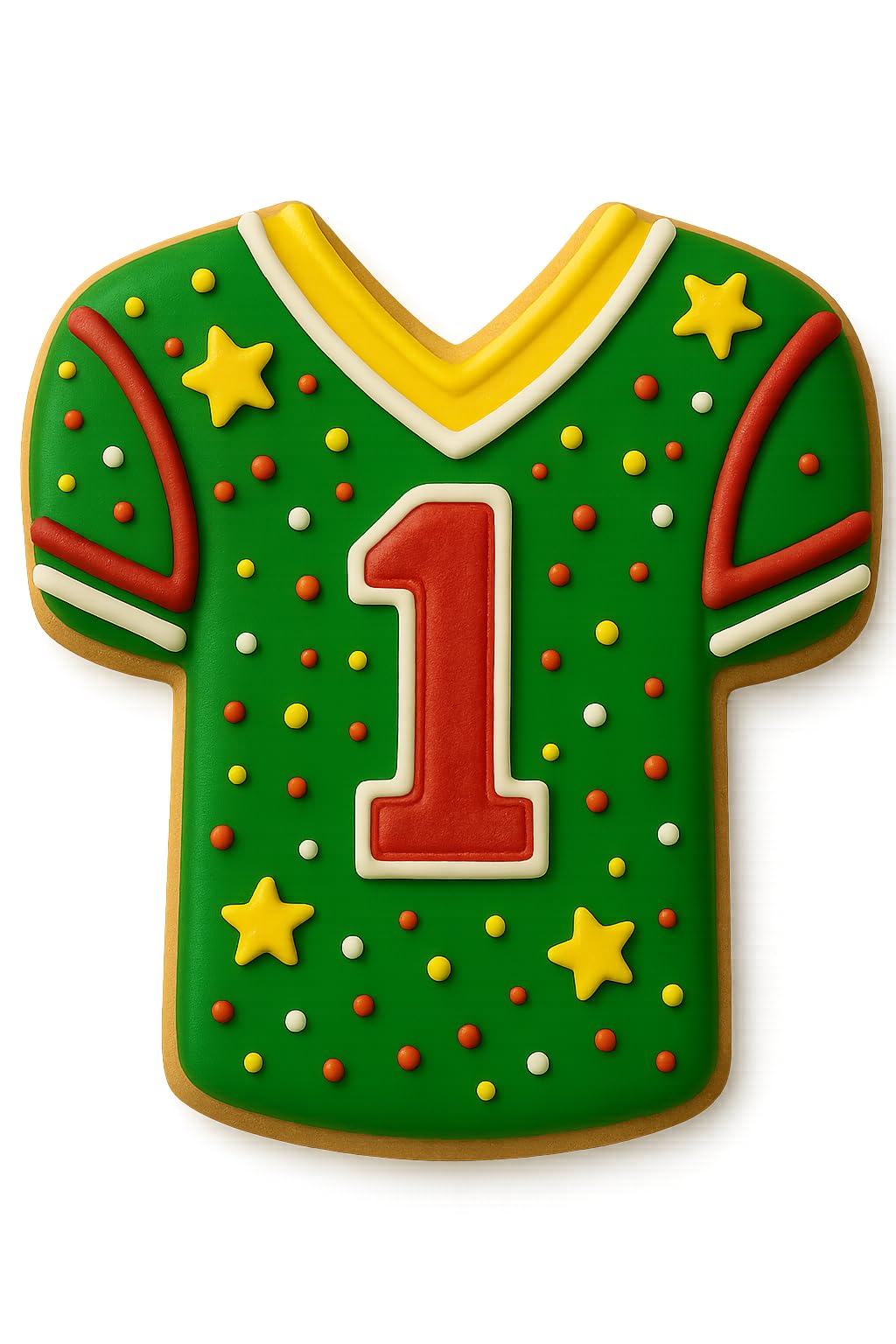 Football Jersey Cookie Cutter - 4.25x3.51 Inches, Sports-Themed Baking Tool