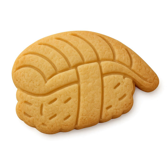 Mighty Gadget Sushi Roll Cookie Cutter & Stamp - 4x2.5" Delightful Novelty for Sushi Lovers (Random Color)