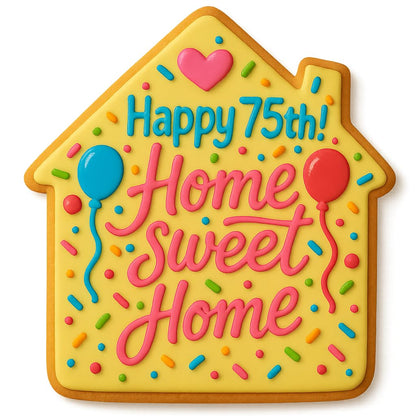 Home Sweet Home Cookie Cutter – Perfect for Housewarming and Home-Themed Baking(3.5 x 2.8 inches) - Random Color