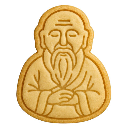 Philosopher Laozi Cookie Cutter - 4x3" Professional Design Kitchen