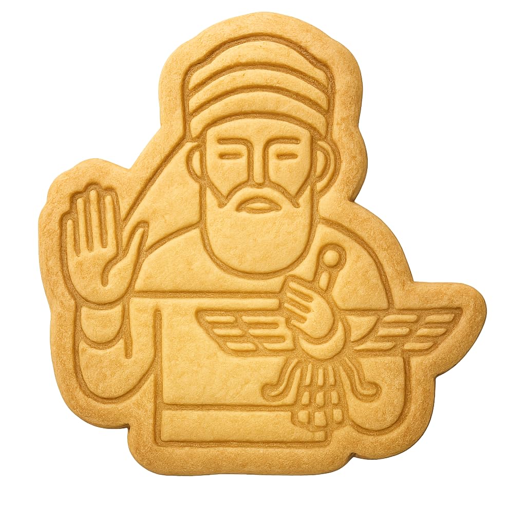 Ancient Zoroaster Cookie Cutter - 4x3.7" Creative Baking Tool