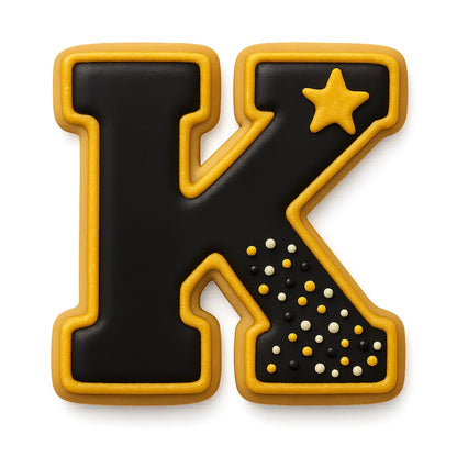 4" Varsity Letter K Cookie Cutter