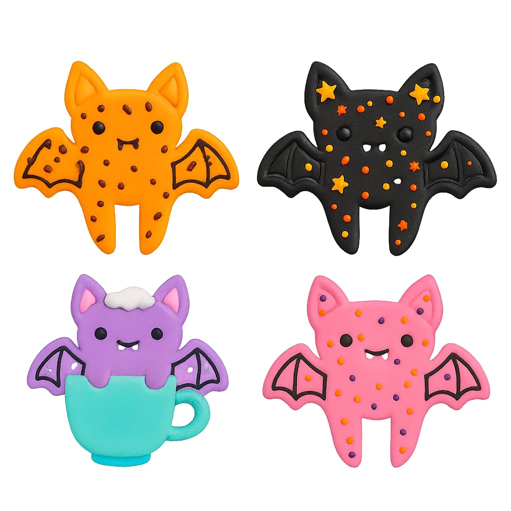 Mug Hugger Bat Cookie Cutter & Stamp 4x3.4" for Baking & Fondant Clay Embosser