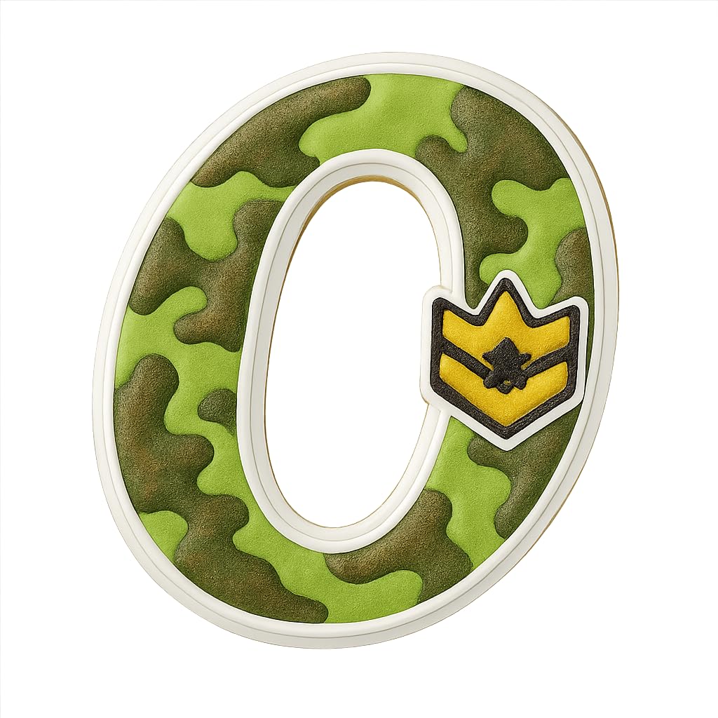 Cursive Letter O Cookie Cutter