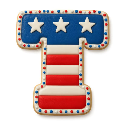 3" Varsity Letter T Cookie Cutter