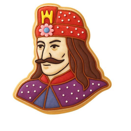 Vlad III Drăculea Cookie Cutter - 4x3.4" Premium Vampire Baking Fun
