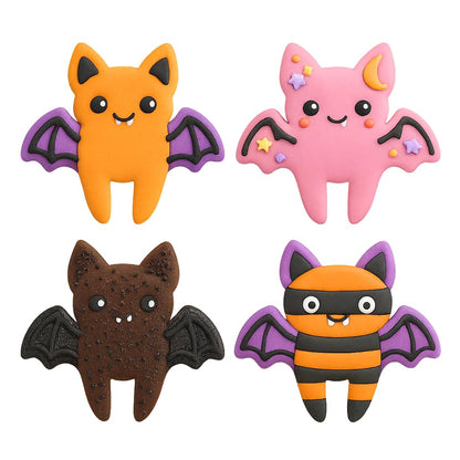 Mug Hugger Bat Cookie Cutter & Stamp 4x3.4" for Baking & Fondant Clay Embosser