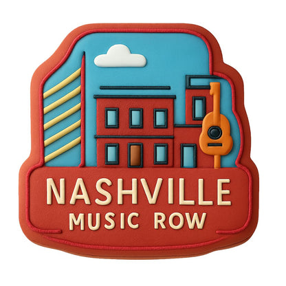 Nashville Music Row Cookie Cutter - 4x4.1" Premium Baking Design