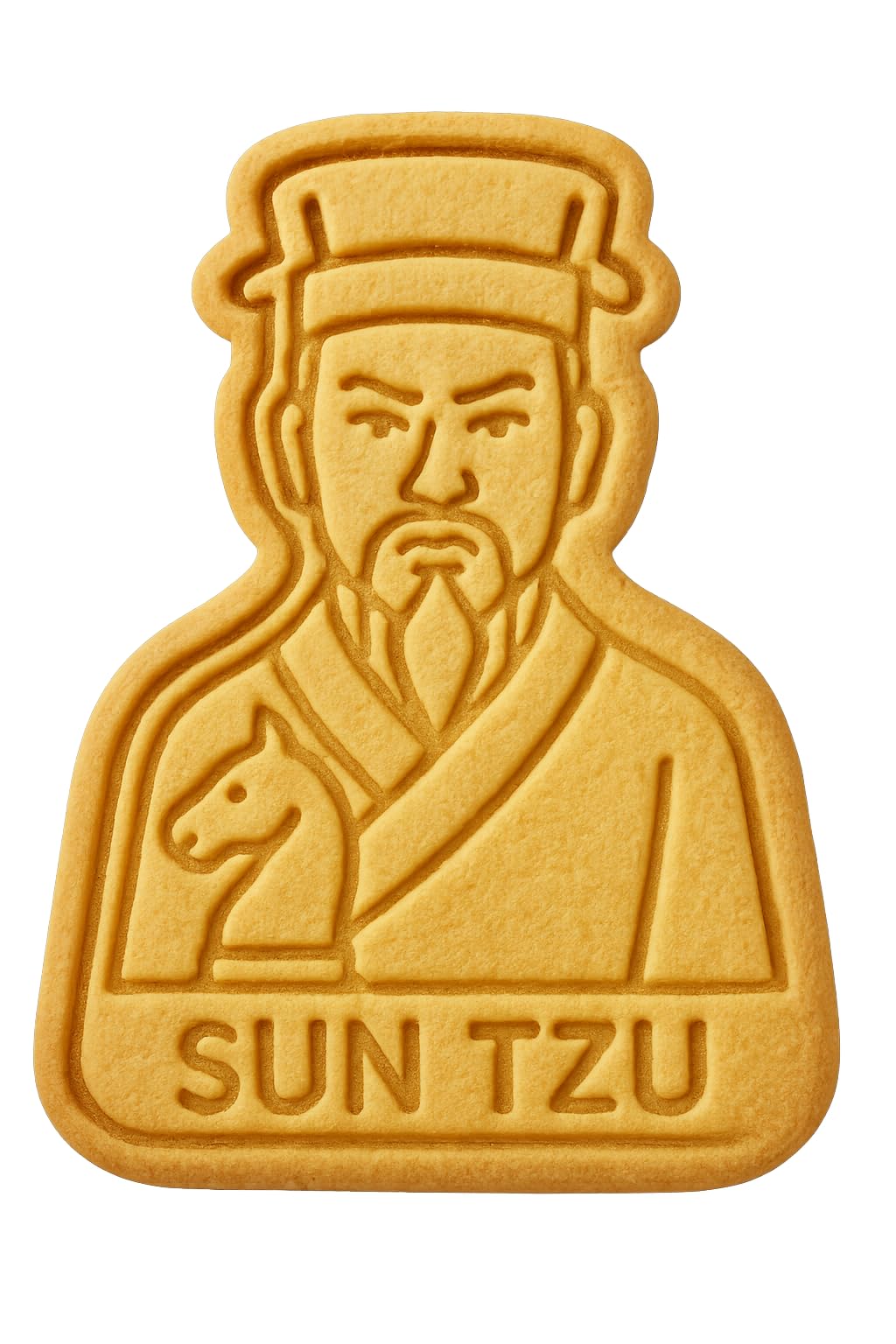 Sun Tzu The Art of War Cookie Cutter - 4x3" Creative Baking Mold