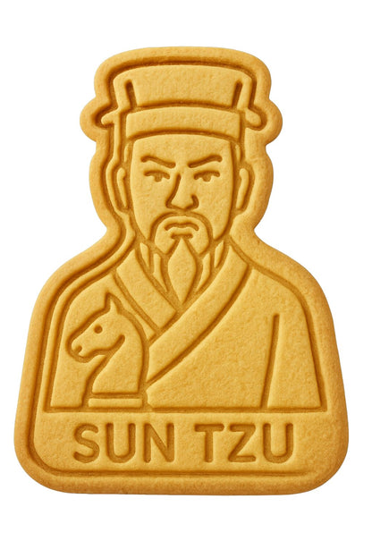 Sun Tzu The Art of War Cookie Cutter - 4x3" Creative Baking Mold