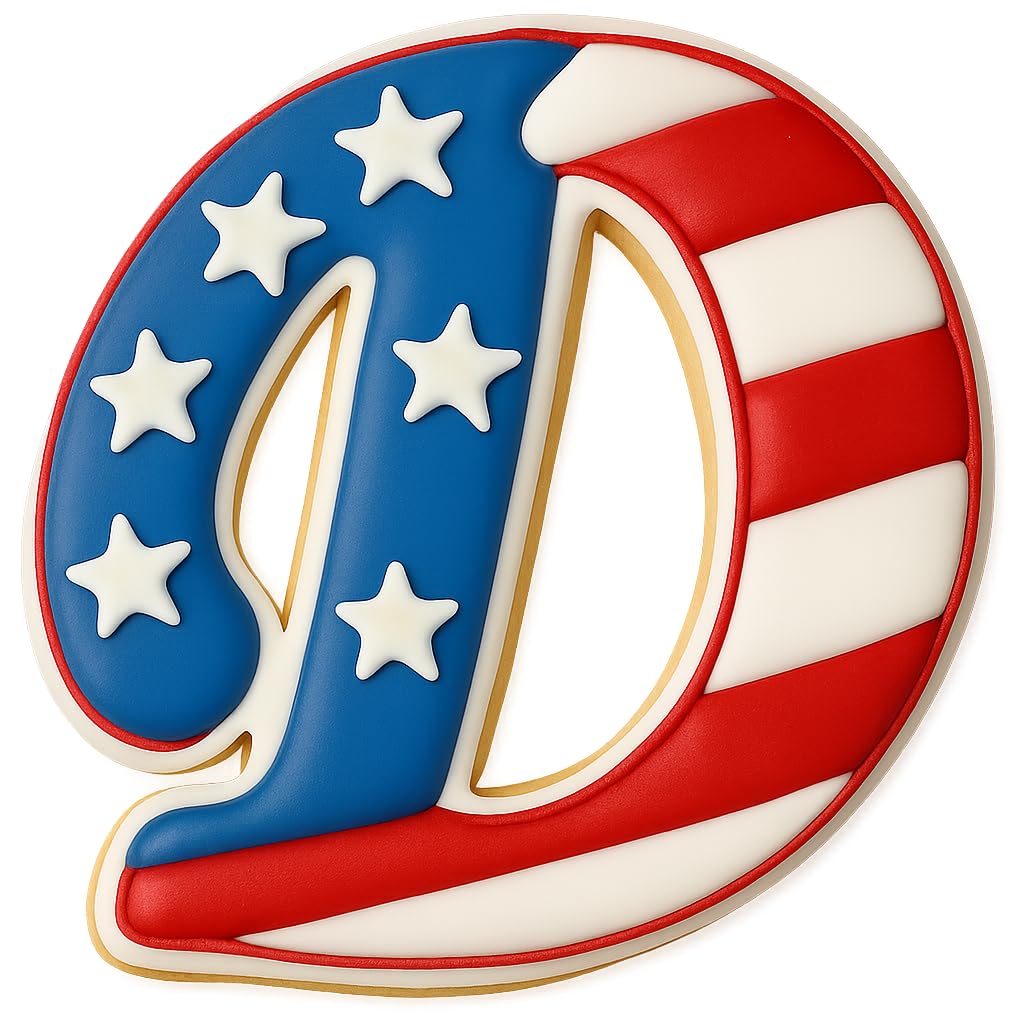Cursive Letter D Cookie Cutter