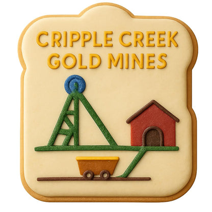 Cripple Creek Gold Mine Cookie Cutter - 4x3.8" Premium Baking Tool