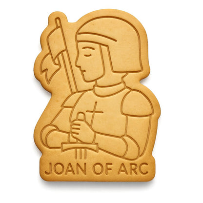 Joan of Arc Warrior Cookie Cutter - 4x2.9" Professional Baking Design