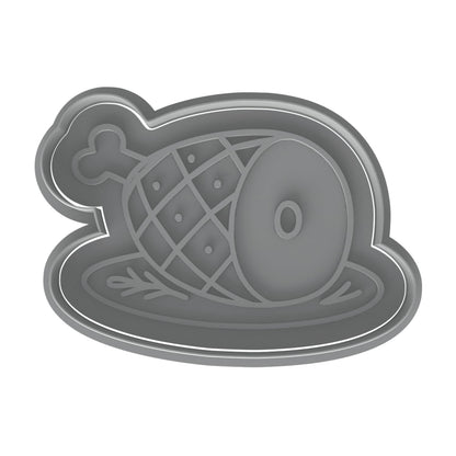 Thanksgiving Ham Cookie Cutter - 4x2.69" Creative Baking Fun Design