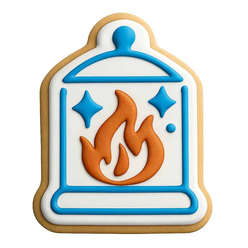 Mystic Ember Lantern Cookie Cutter - 2.5x4" Creative Kitchen Design