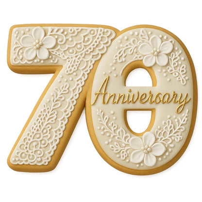 Number 70 Cookie Cutter (3x4") - Made in USA by Mighty Gadget - Perfect for 70th Birthdays and Anniversaries