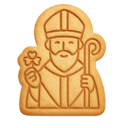 Irish Saint Patrick Cookie Cutter - 4x3.1" Premium Kitchen Tool