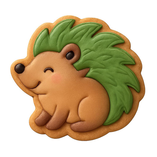 Happy Hedgehog Cookie Cutter 4x4" Premium Baking Party Fun