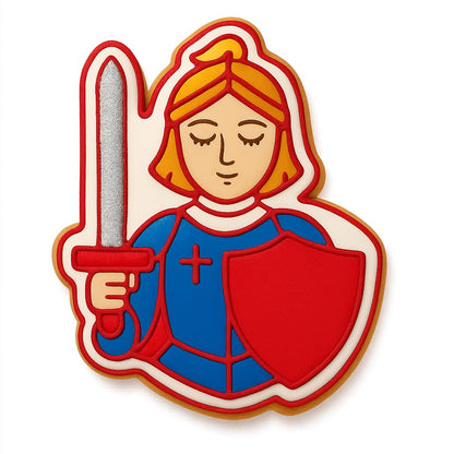 Legendary Joan of Arc Cookie Cutter - 4x3" Premium Quality Set