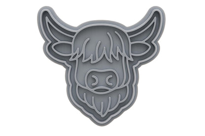 Highland Horns Cookie Cutter - 4x3.1" Premium Party Kitchen Tool