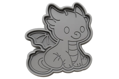 Dragon Hatchling Cookie Cutter 4x3.1" Party Baking Fun Design
