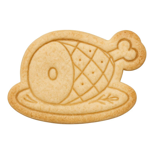 Thanksgiving Ham Cookie Cutter - 4x2.69" Creative Baking Fun Design