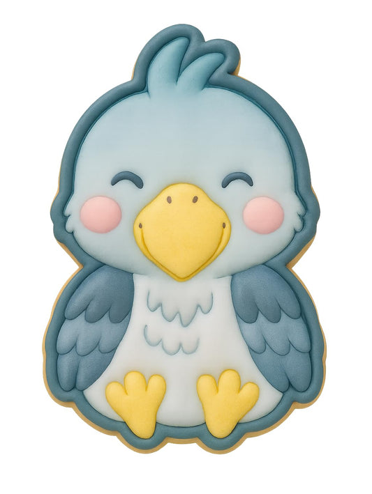 Kawaii Baby Shoebill Cookie Cutter - 4x2.5" Fun Baking for Kids Kitchen