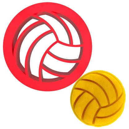 Volleyball Cookie Cutter (2 to 8 inches) by Mighty Gadget USA