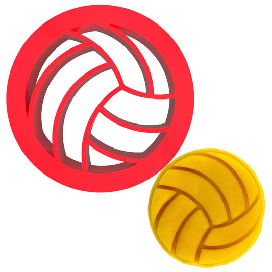 Volleyball Cookie Cutter (2 to 8 inches) by Mighty Gadget USA