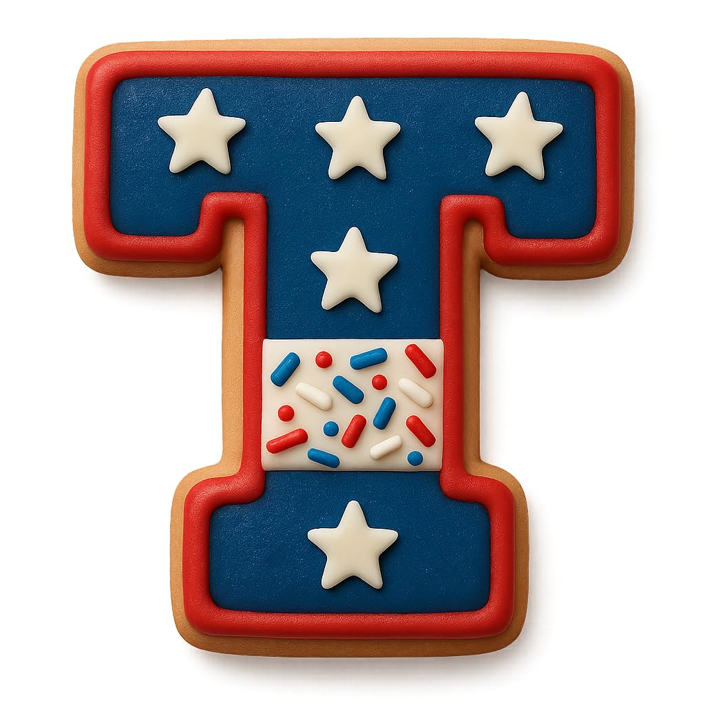 3" Varsity Letter T Cookie Cutter