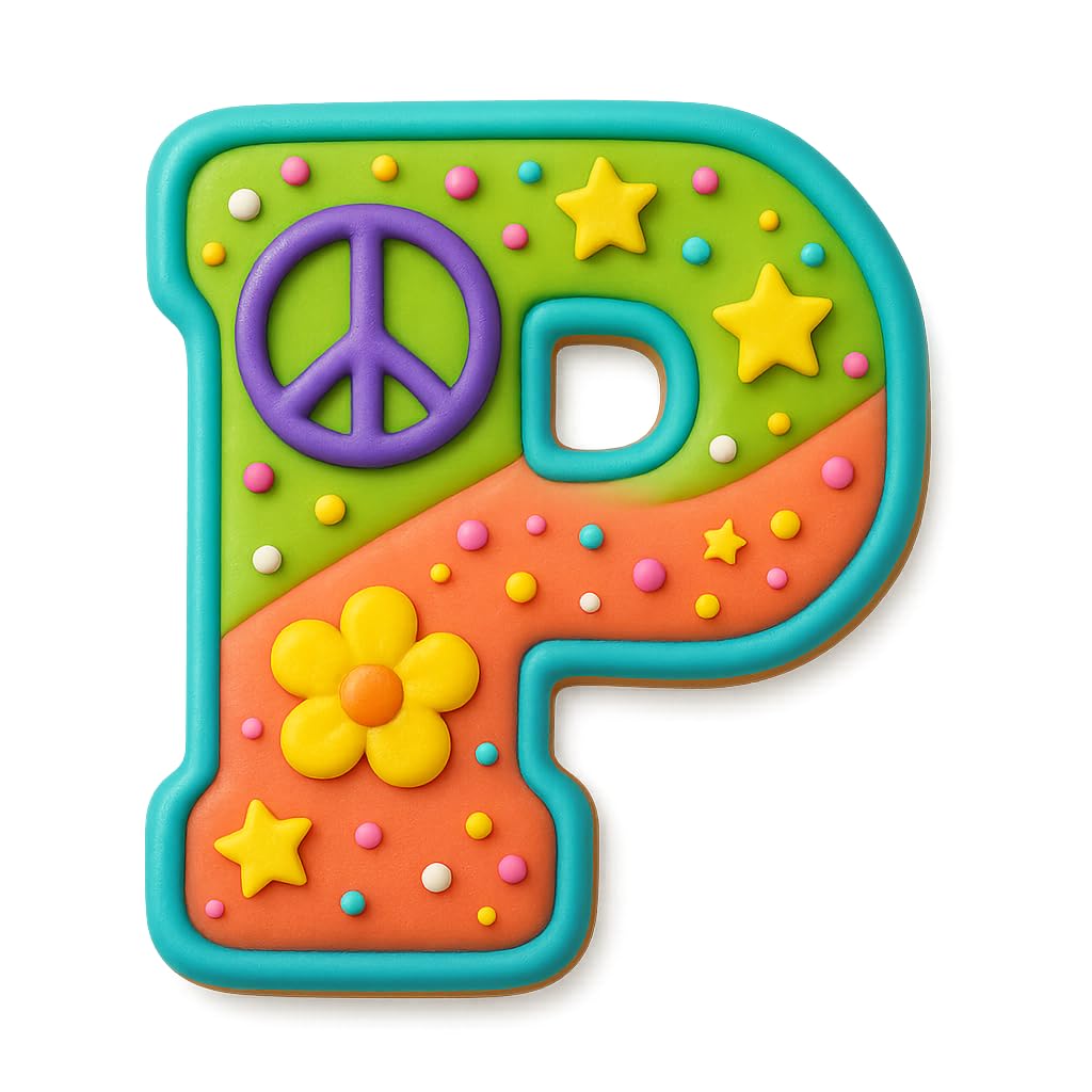 3" Varsity Letter P Cookie Cutter