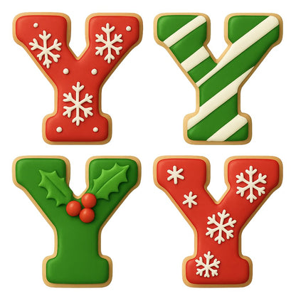 Mighty Gadget 4 inches Varsity Letters Cookie Cutters