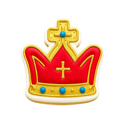 Royal Crown Cookie Cutter - 3.6x4" Premium Baking Kitchen Design Fun