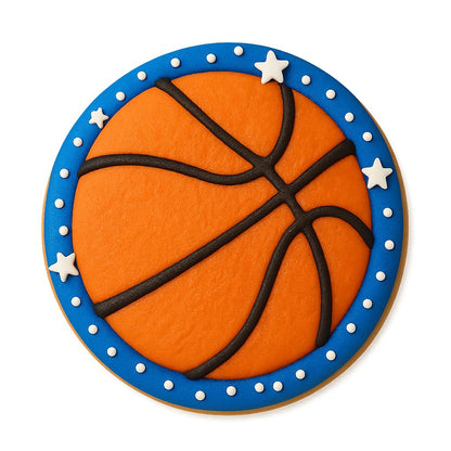 Detailed Basketball Cookie Cutter (2 to 8 inches) - Perfect for Sports-Themed Parties and Crafts