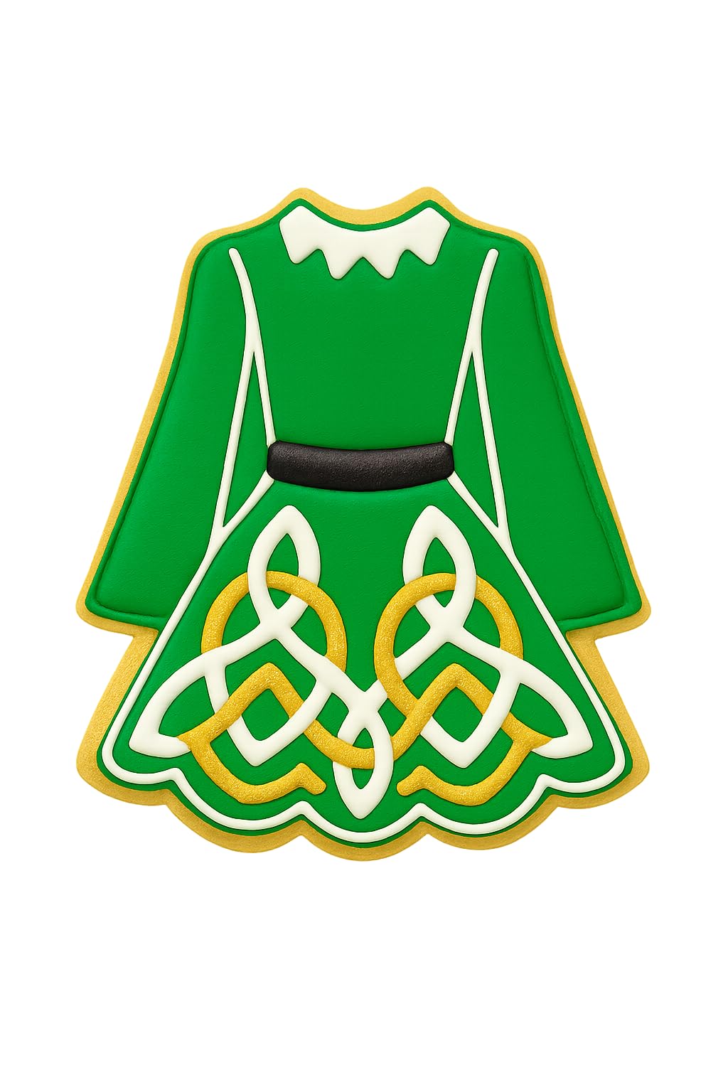 Traditional Irish Dress Cookie Cutter Style 1 - 4x3" Party Baking Set
