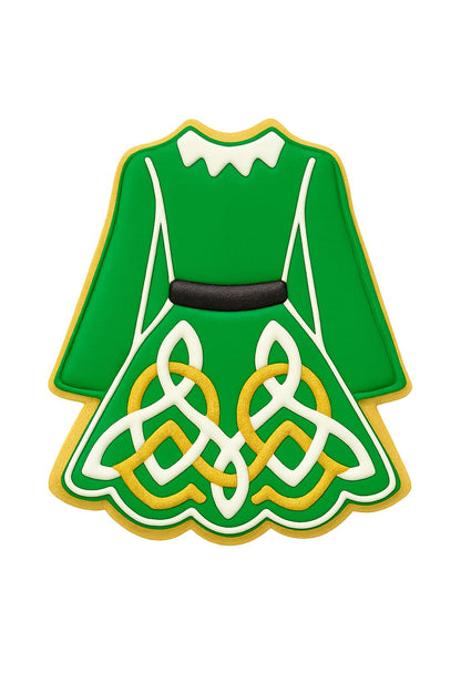 Traditional Irish Dress Cookie Cutter Style 1 - 4x3" Party Baking Set