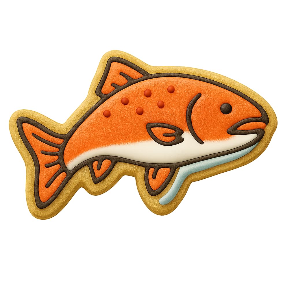 Salmon Fish Cookie Cutter - 4x2.5" Creative Kitchen Baking Fun