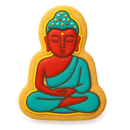Divine Buddha Cookie Cutter - 4x3" Fun Spiritual Baking Tool