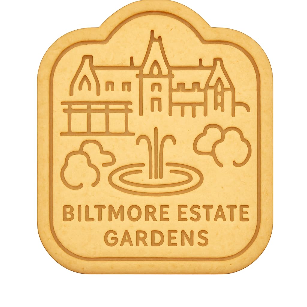 Biltmore Estate Garden Cookie Cutter - 4x3.6" Premium Design Baking Fun