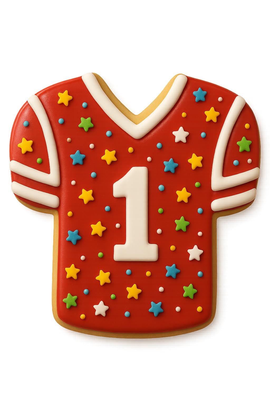 Football Jersey Cookie Cutter - 4.25x3.51 Inches, Sports-Themed Baking Tool