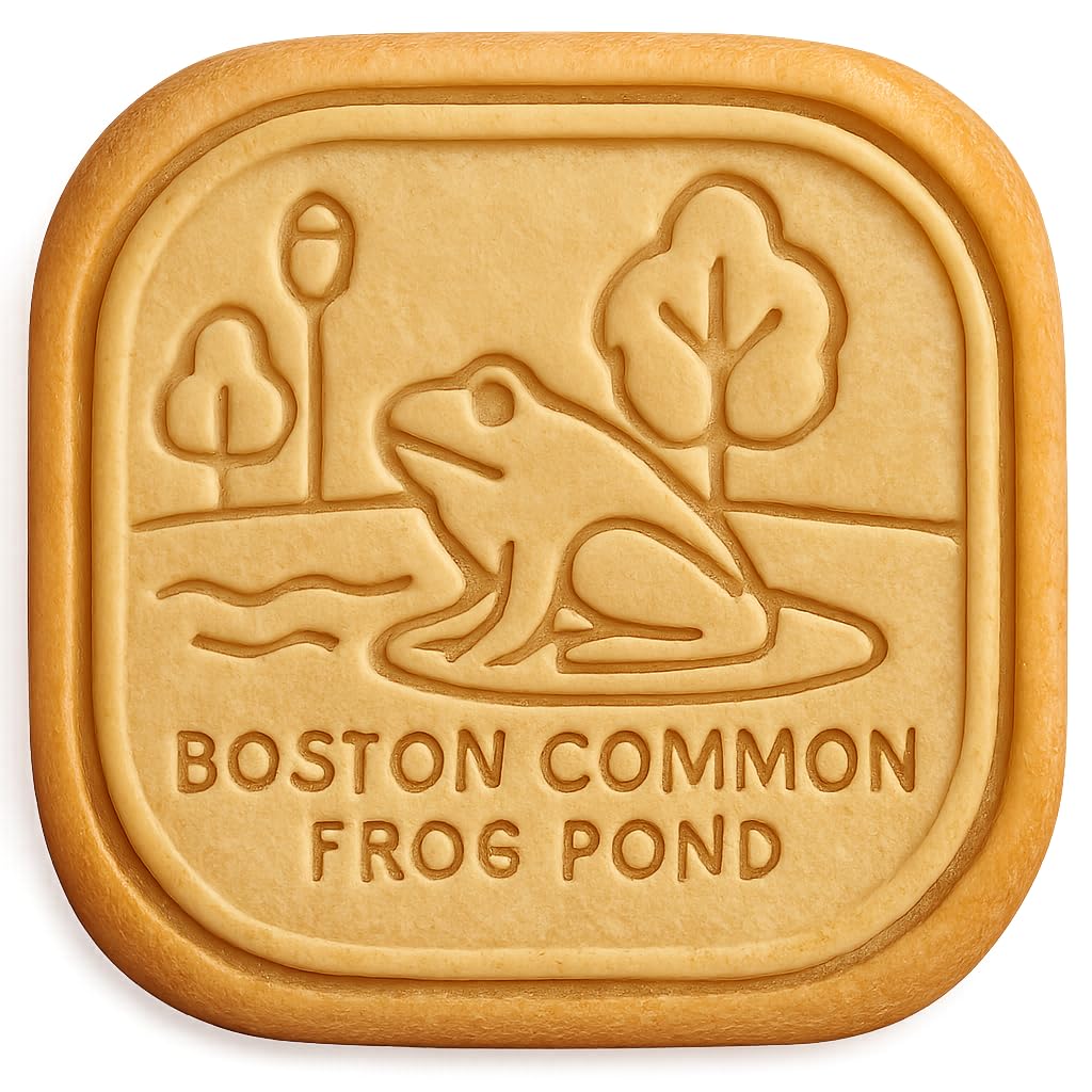 Boston Common Frog Pond Cookie Cutter - 4x4" Fun Baking Design