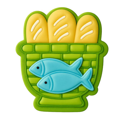 Biblical Loaves & Fishes Cookie Cutter Style 3 - 4x3.44" Quality Party Tool