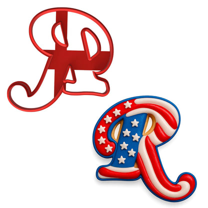 Cursive Letter R Cookie Cutter